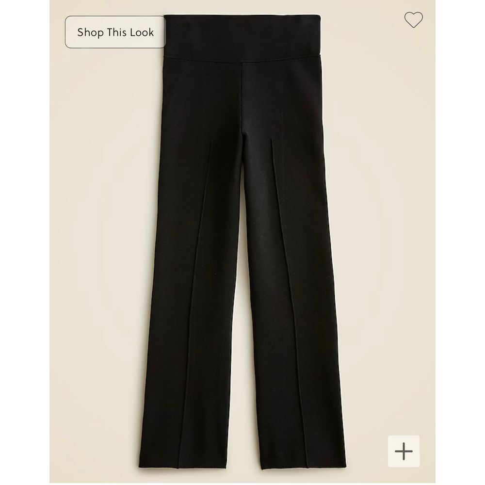 NWT J. Crew Delaney Kickout Sweater Pant, Sz Small, BQ100